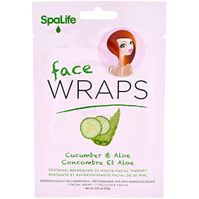 CUCUMBER AND ALOE HYDRATING FACIAL MASK - 1 MASK